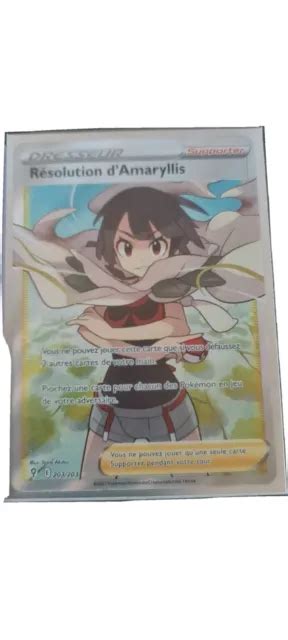 CARTE POKÉMON DRESSEUR Résolution d Amaryllis 203 203 Ultra Rare Neuve