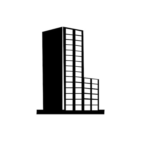 Edificio Icono Logo Vector Dise O I Vector Premium