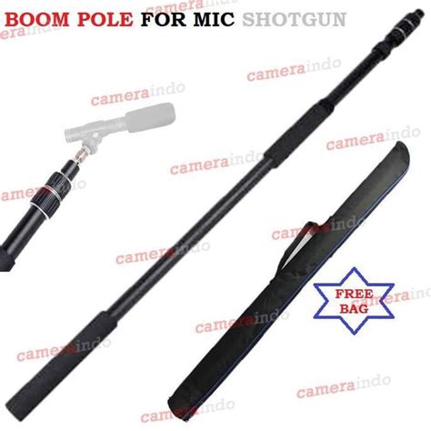 Jual Boompole Mic Tiang Boom Pole Microphone Shotgun Fotografi