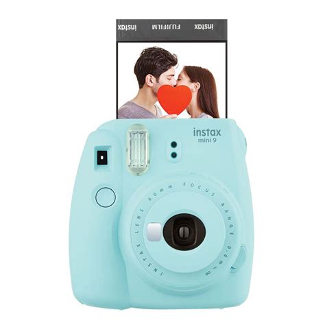 Câmera instantânea Fujifilm Instax Mini 9 Azul Aqua Pack 20 fotos