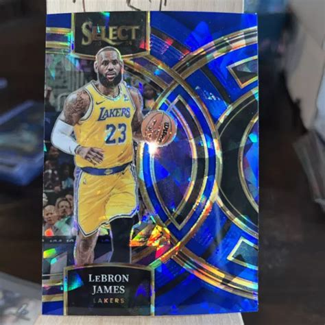 Panini Select Lebron James Premier Cracked Ice Prizm D