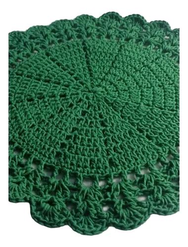 Sousplat Verde De Croche - Sousplat De Crochê Verde Verde | MercadoLivre