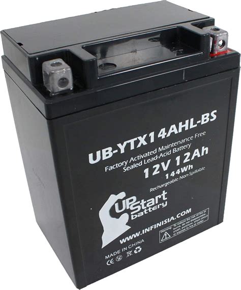 Ub Ytx14ahl Bs Battery Replacement For 2013 Kawasaki Kl650 A E Klr 650 Cc Motorcycle Factory