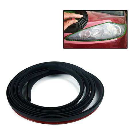 5M L Shape Rubber Car Door Seal Strip Hood Trunk Edge Weatherstrip