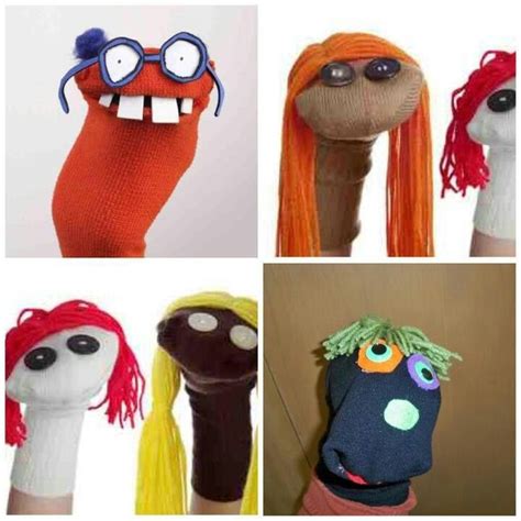 Sock Crafts Sock Puppets Puppets Diy