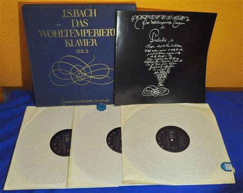 J S Bach Das Wohltemperierte Klavier Teil Ii Lp Box Kusera