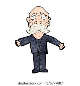 Cartoon Disappointed Old Man Stock Illustration 175779887 | Shutterstock