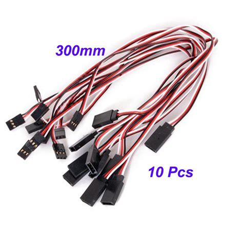 Pcs Red White Black Terminal Male To Female Servo Extension