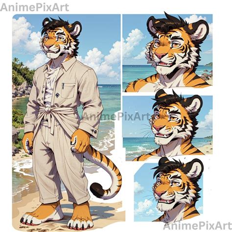 Exclusive 1x Fursona Adopt Limited Edition Dec 18th Artemis Tiger