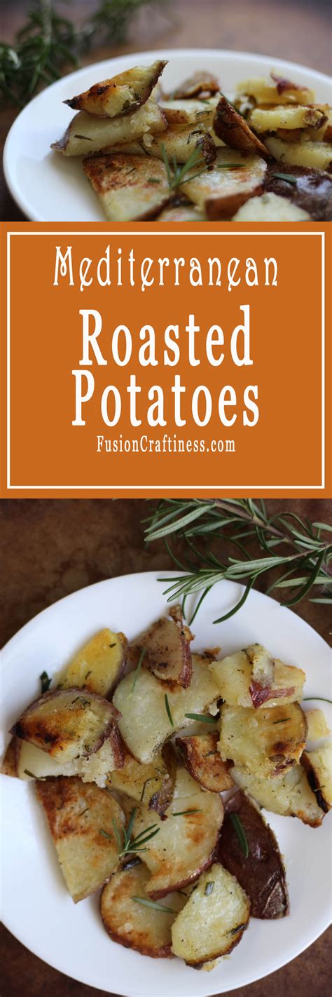 Mediterranean Roasted Potato Recipe Potato Recipes Vegetarian Recipes Healthy Recipes