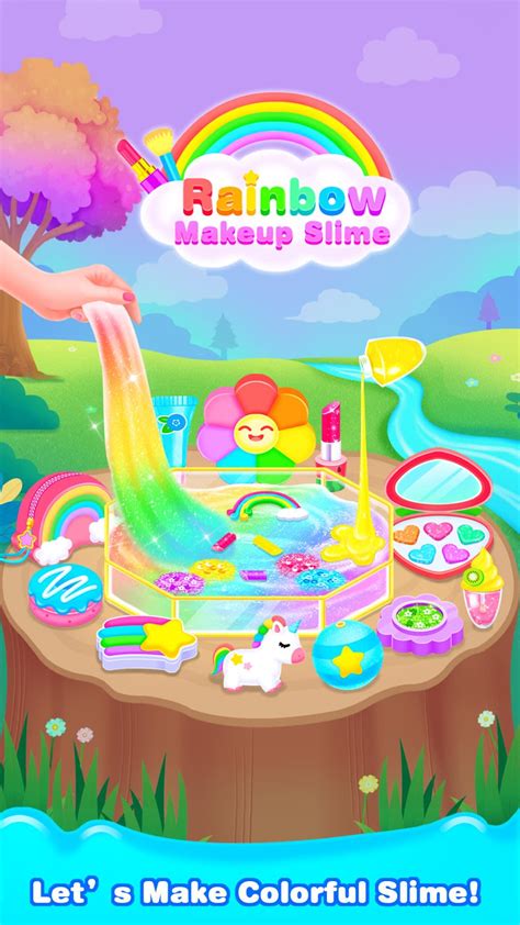 Rainbow DIY Makeup Kit Slime Unicorn Star Slime for Android - Download