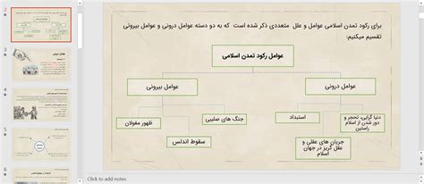 پاورپوینت علل رکود تمدن اسلامی فروشگاه پاورپوینت فارسی درس