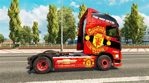 Manchester United Skin F R Volvo Lkw F R Euro Truck Simulator