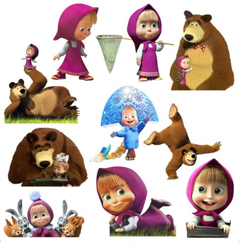 190 Sketsa Gambar Masha And The Bear Gudangsket