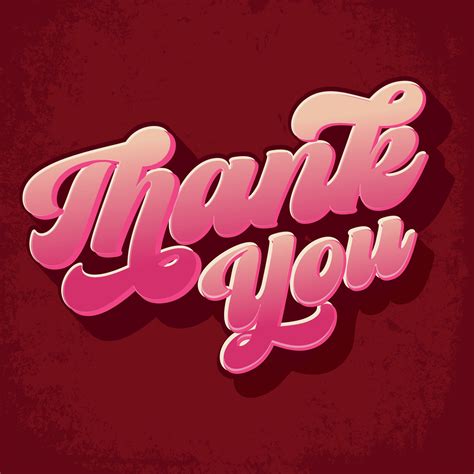 Thank You Lettering Hand Drawn Vector Calligraphy 7124786 Vector Art At Vecteezy