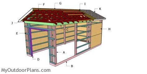 12x24 Pole Barn Roof - Free DIY Plans | MyOutdoorPlans