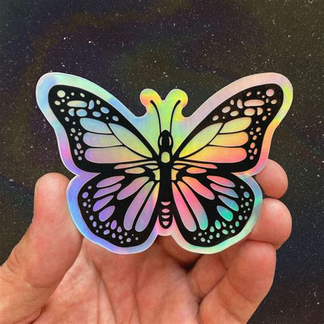 Butterfly Holographic Sticker – Big Moods