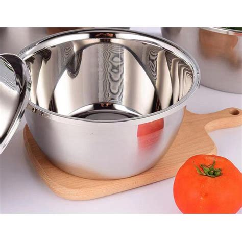 Jual Baskom Stainless Tebal Besar Dan Tinggi Cm Cm Mixing Bowl