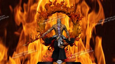 Download Free High-Quality Yamamoto Genryuusai From Bleach 3D Model For ...