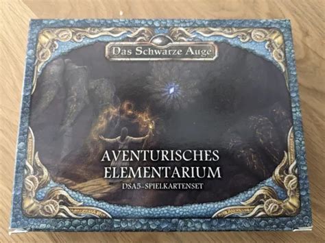 Spielkartenset Aventurisches Elementarium Das Schwarze Auge Dsa Eur