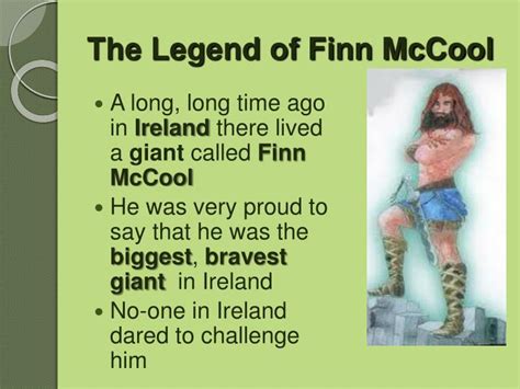 PPT - Finn McCool and the legend of the Giant ’ s Causeway PowerPoint Presentation - ID:1427757