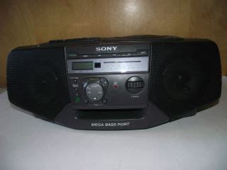 Sony Am Fm Cd Radio Cassette Corder Portable Radio Cfd E Boombox