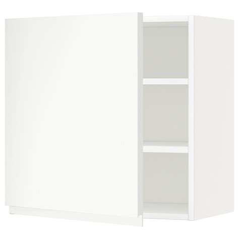 Metod Wall Cabinet With Shelves White Voxtorp Matt White 60x37x60 Cm 24x145 8x24 Ikea