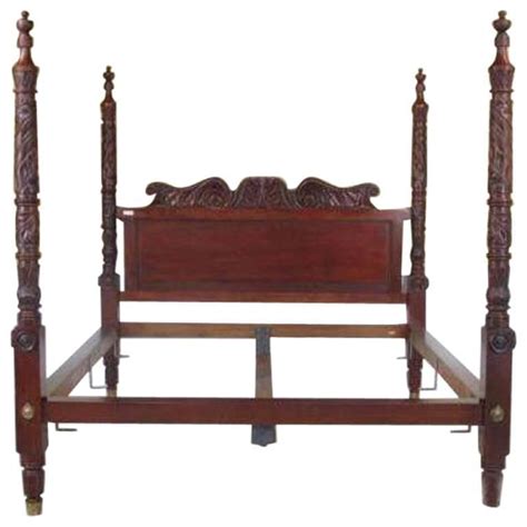 Ralph Lauren King Size Mahogany Westminster Bed From Safari