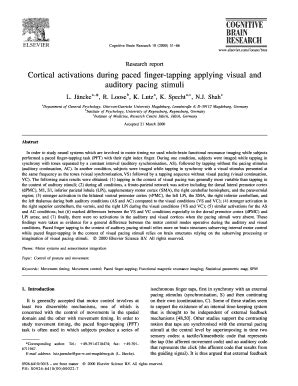 Fillable Online Juser Fz Juelich Cortical Activations During Paced