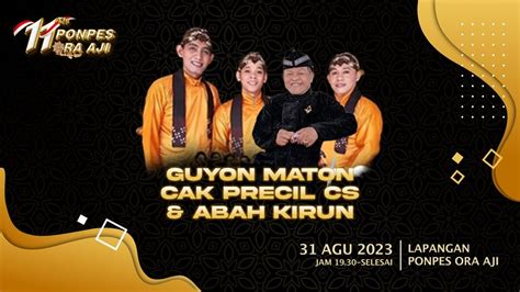 LIVE GUS MIFTAH SPESIAL MILAD 11 TAHUN PONPES ORA AJI Guyon Maton