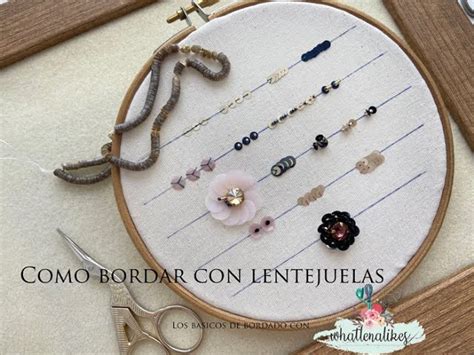 Como Bordar Letras Con Lentejuelas