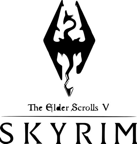 Skyrim Vector Logo Download For Free