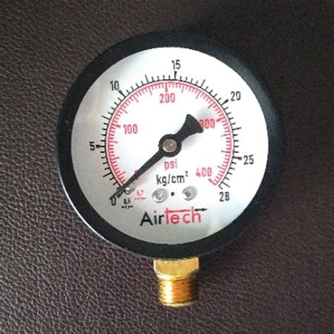 Inch Mm Airtech Analog Pressure Gauge To Bar To