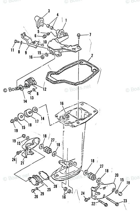 60 HP Mariner Outboard Parts Diagram