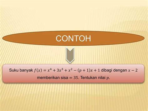 Ppt Teorema Sisa Dan Teorema Faktor Ppt