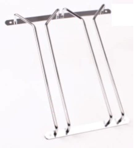 Stem Glass Rack Chrome Double Organise At The Storage Shop