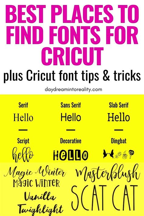 Best Fonts To Use With Your Cricut Free Paid Best Practices Tips Tricks Artofit