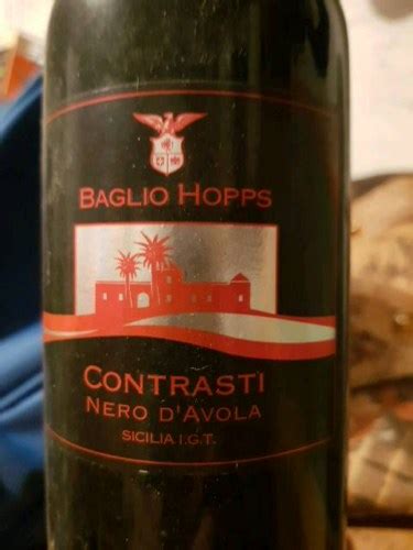 Baglio Hopps Contrasti Nero D Avola Vivino Us