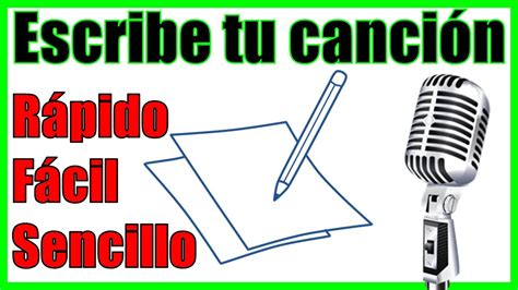 Como Escribir Una Canci N Youtube