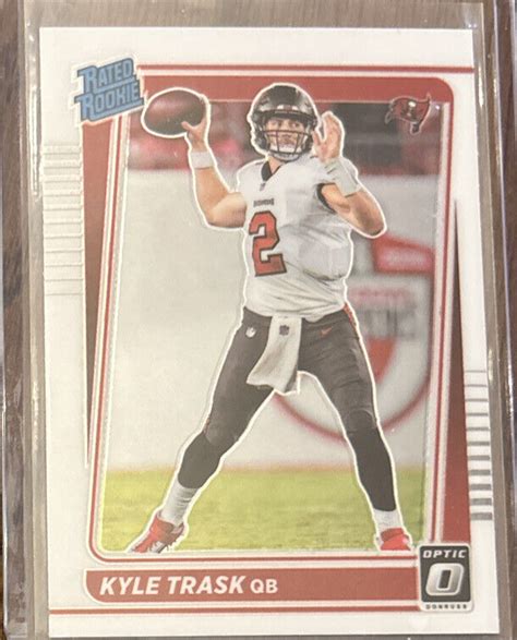 Donruss Football Kyle Trask Rated Rookie Rc Card Tampa Bay