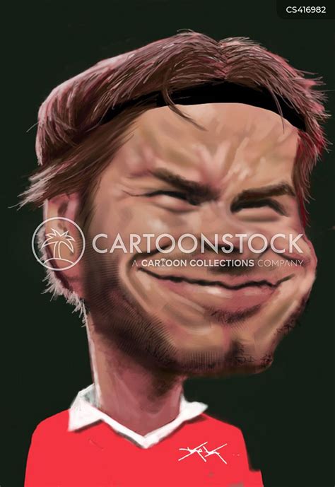 David Beckham Cartoon