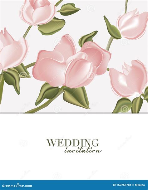 Soft Roses Wedding Decoration Background Vector Watercolor Flower