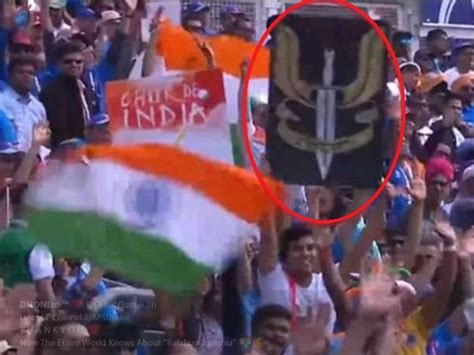 World Cup 2019 Fans Shows Support For Dhoni Flaunt Balidaan Badge