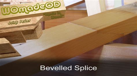 Stepped Bevelled Splice Joint Stepped Scarf Joint Youtube