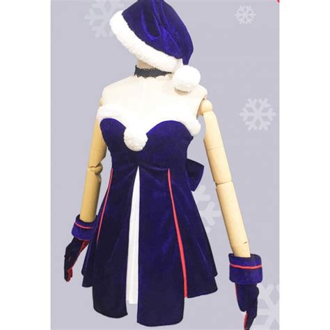 Fate Grand Order Artoria Pendragon Santa Alter Cosplay Costume