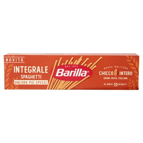 Barilla Pasta Integrale Spaghetti 100 Grano Italiano 500g Carrefour