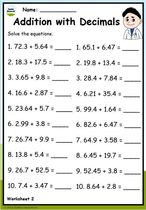 Free Decimals Worksheet Grade 5 Download Free Decimals Worksheet Grade 5 Png Images Free