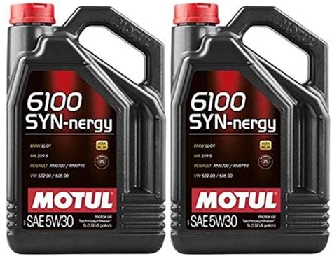 Amazon Motul 107972 6100 SYN Nergy 5W 30 Technosynthese Motor Oil