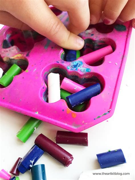 How To Make Easy Homemade Crayons In Silicon Mold Butterfly The Art Kit