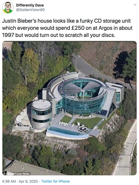 Justin Bieber’s house looks like a funky CD storage unit which everyone ...